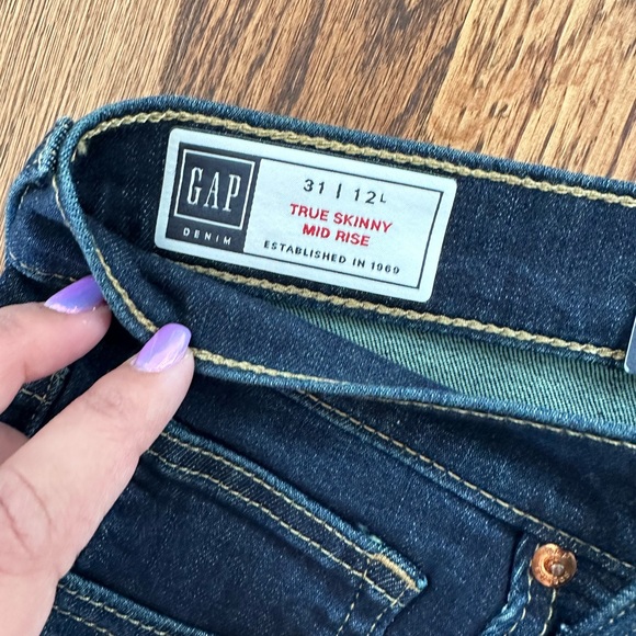 GAP true skinny mid rise jean - 31 (12), long - Picture 4 of 4